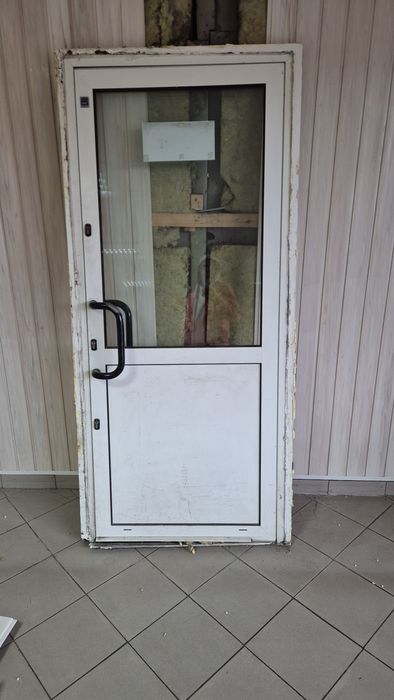 Drzwi aluminium PCV 100 x 215 używane