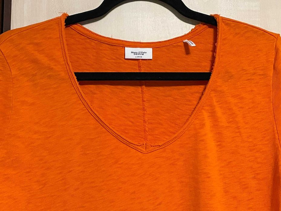 Marc O Polo - damska bluzka - 100% bawełna - rozmiar Large.