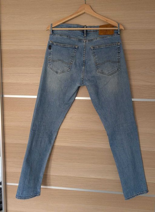 ACEITO TROCA | Jeans Tiffosi Dylan para homem – Slim Fit – Denim – Tamanho 32 (M) | Medium | Calças de Ganga Azuis