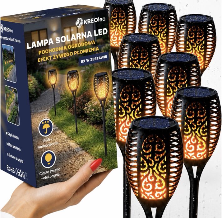 lampki ogrodowe solarne! OKAZJA! NOWE!