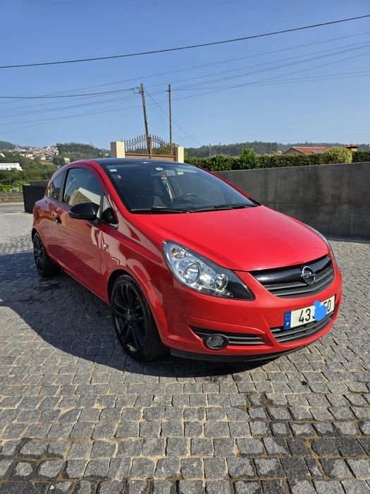 Opel corsa black edition vermelho 2010