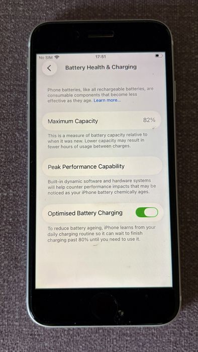 iPhone SE 2020 Branco – 128GB, excelente estado