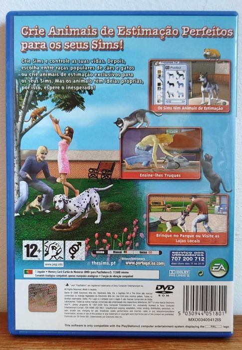 Os Sims 2 Animais de Estimação - PS2