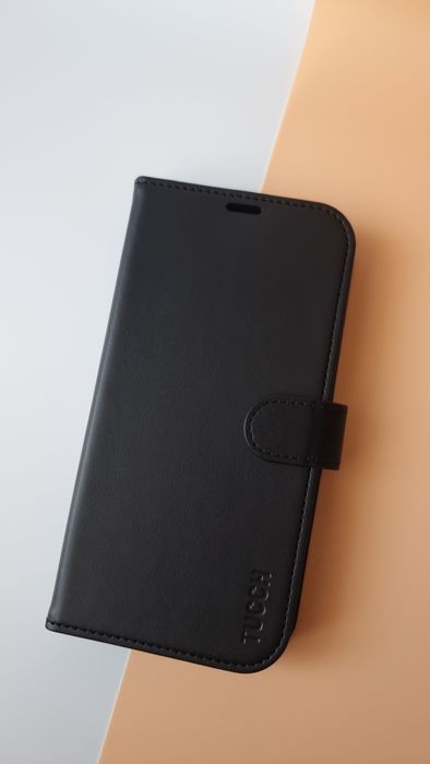 Etui Portfelowe TUCCH do IPhone 15 Pro Max 6,7 czarny, RFID