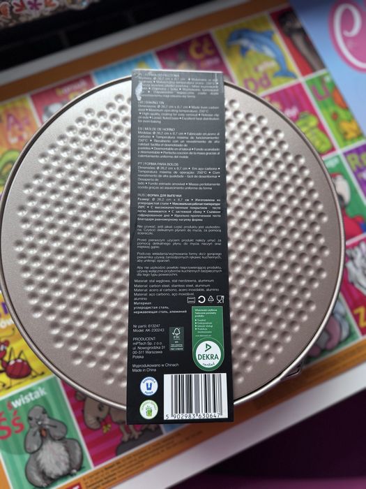 Forma do pieczenia  26 cm / smukee / okrągła