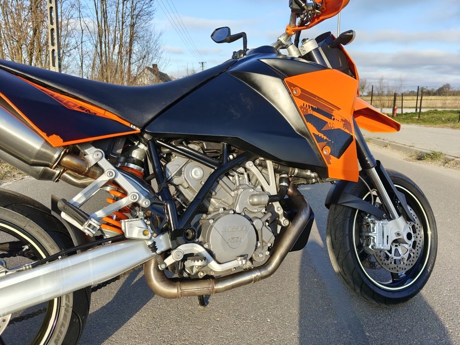 KTM 950 SM piękny stan Niemcy oryginał bezwypadkowy
