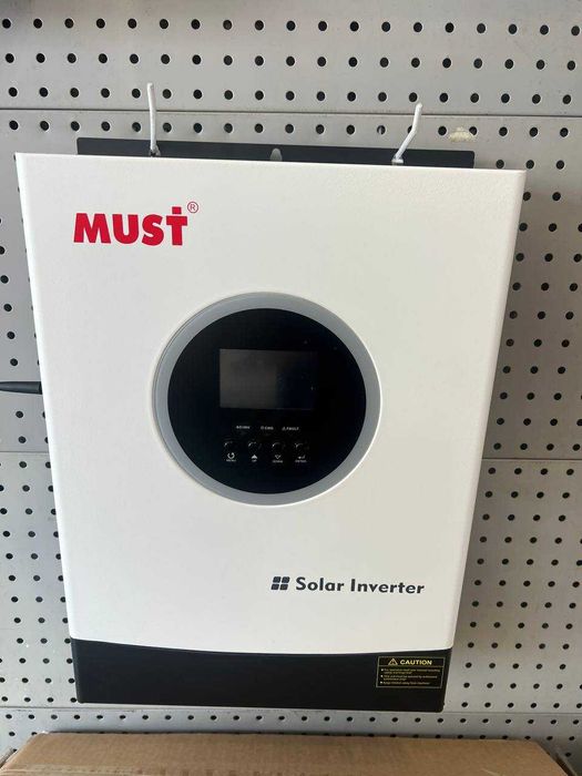 Комплект резервного живлення MUST 3.6 кВт + LiFePO₄ 5.12 кВт·год (24В 200Ah)  Чиста синусоїда  MPPT 100A  Для будинку, квартири, офісу бізнесу