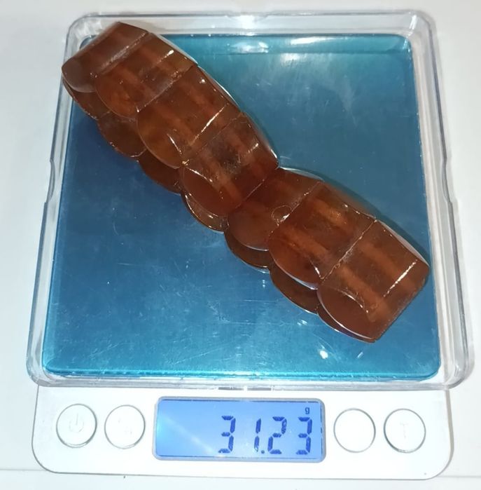 Натуральний бурштиновий браслет