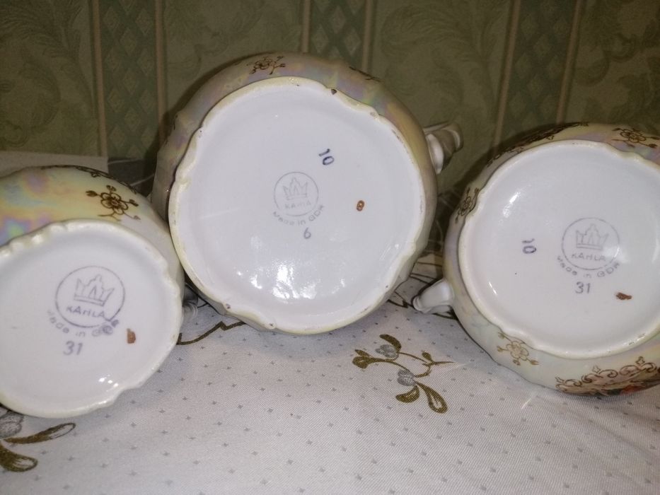 Кофейный, чайный сервиз ГДР Мадонна