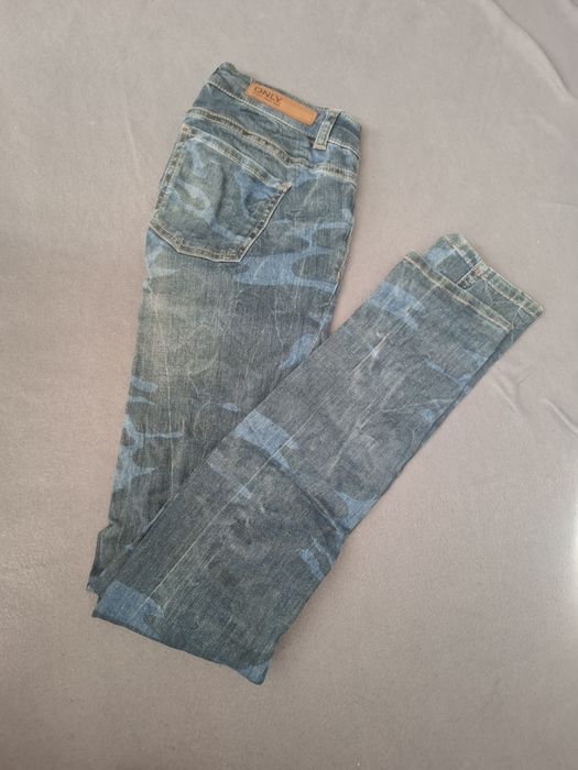 Only spodnie jeans moro z kieszeniami W 26 L 34 XS
