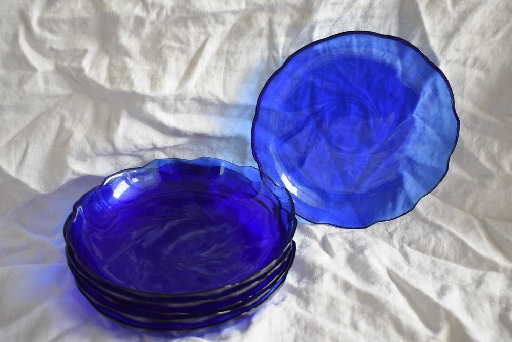 Talerze obiadowe głębokie Arcoroc France cobalt blue