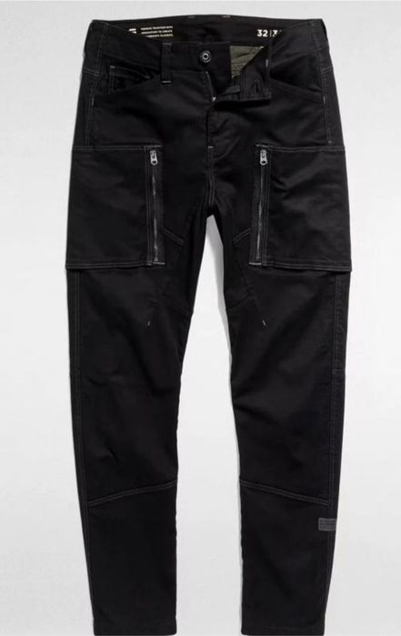 G-star raw
чоловічі чорні карго zip pkt 3d skinny cargo