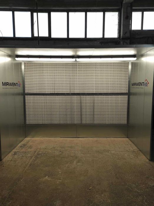 Kabina lakiernicza, Ściana lakiernicza / MIRWENT