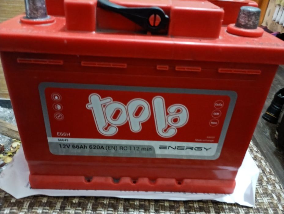 Автомобільний акумулятор Topla 66Ah 620A Energy