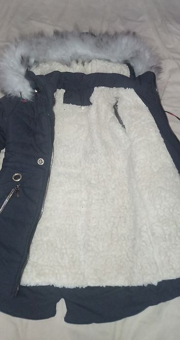 Зимова куртка пуховик пальто на дівчинку