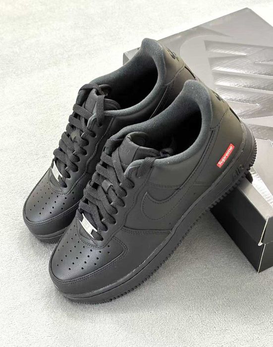 Nike Air Force 1 Low Supreme Black R.46
