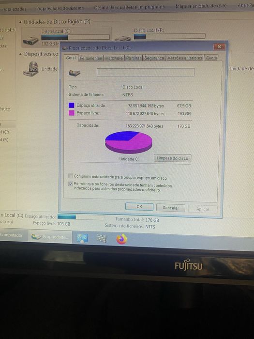 Oportunidade ! Computador HP torre c/Windows 7 prof e 2 Discos Sata instalados, em excelente estado