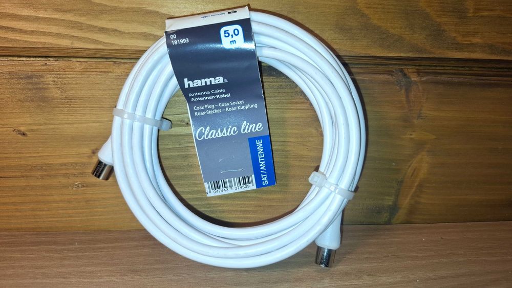 Kabel Antenowy - HAMA - 5 metrów