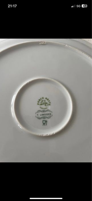 Limoges cake plate424831349519165442