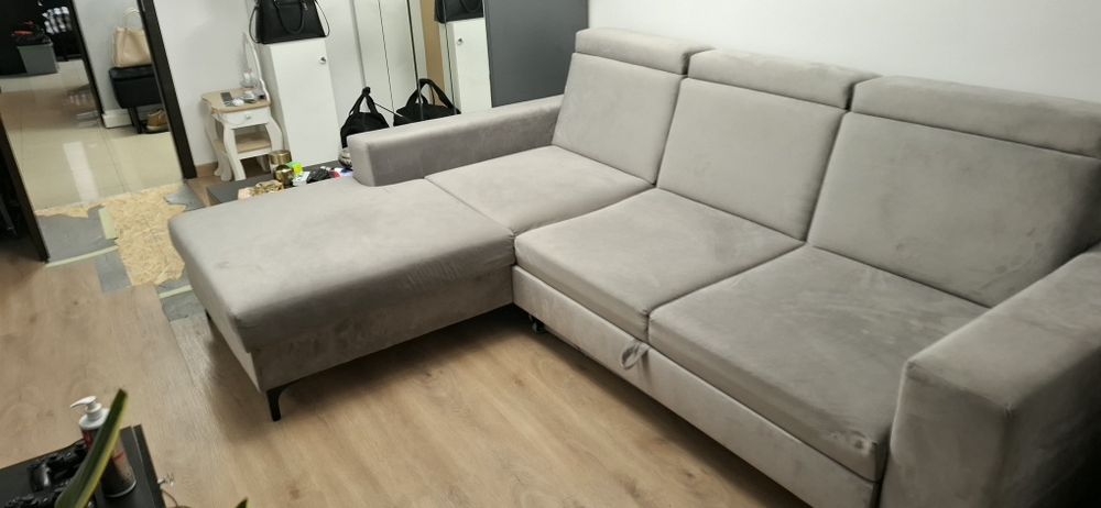 Narożnik z funkcją spania