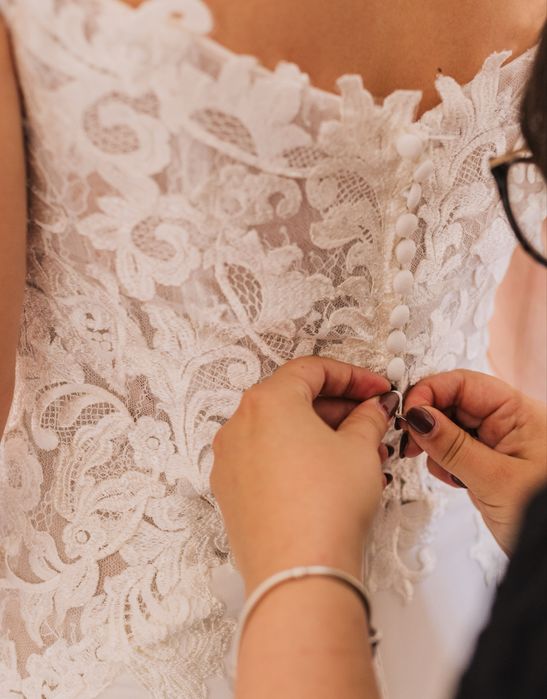 Vestido noiva cauda comprida renda