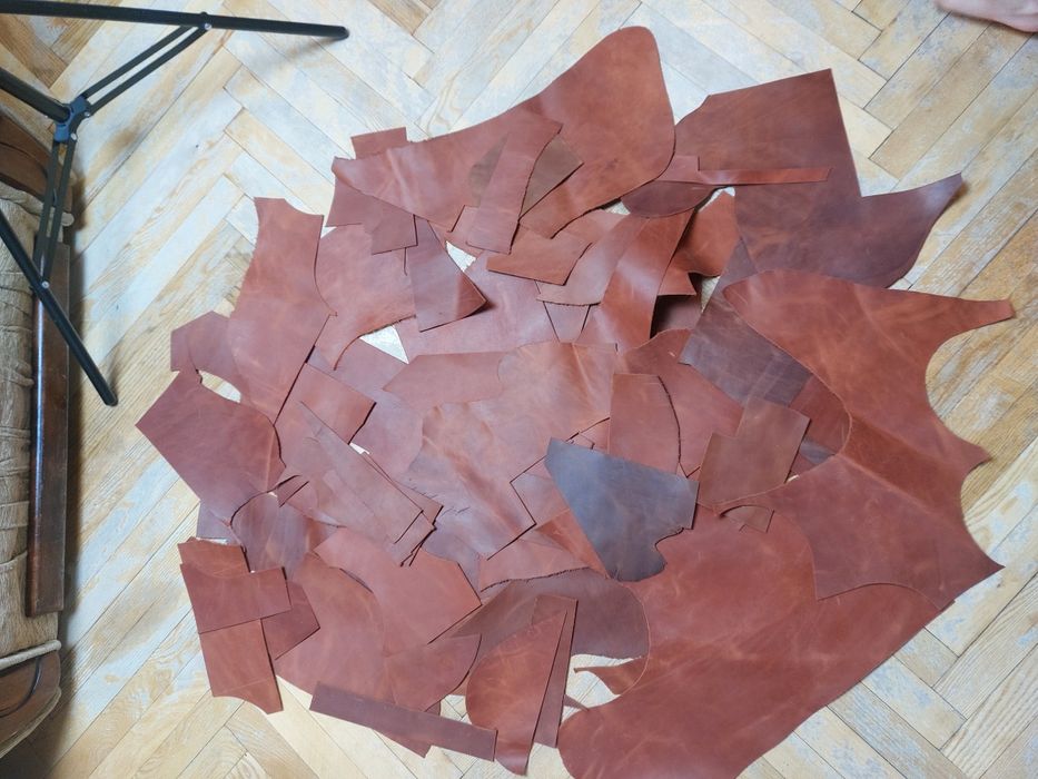 Натуральна шкіра крейзі хорс руда