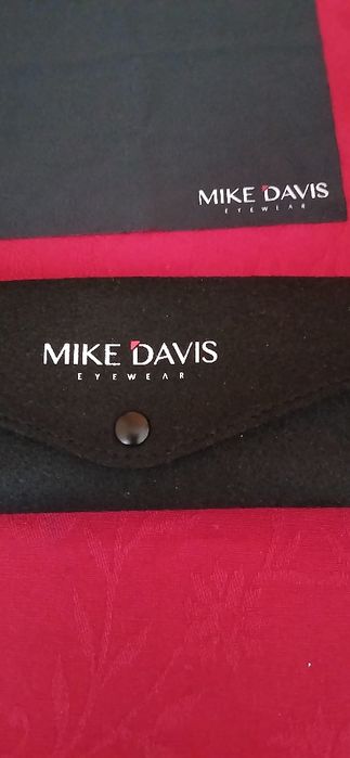 Bolsa de tecido para óculos Mike Davis, nova