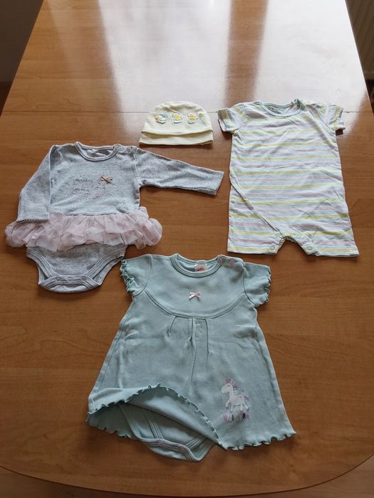 Ubranka letnie dziewczynka 68 idealny stan