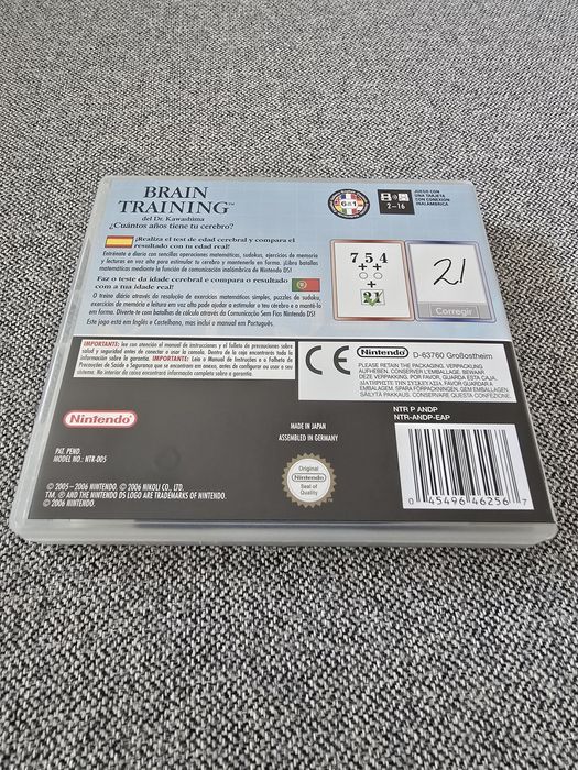 Jogo Nintendo DS - Brain Training