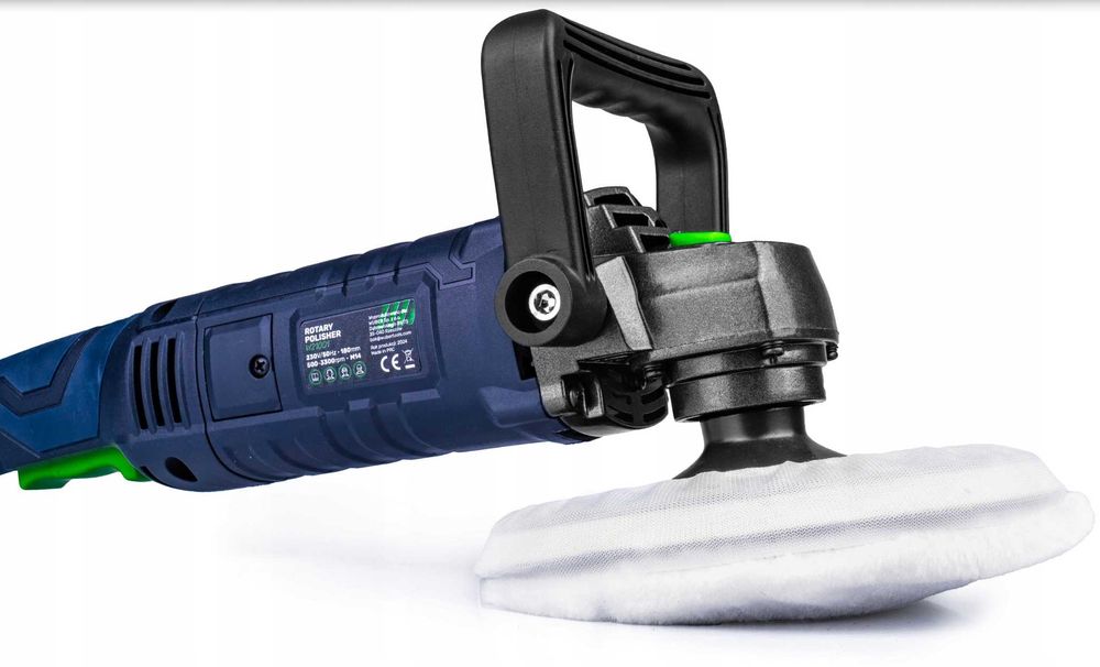 Polerka samochodowa rotacyjna 2300w regulacja obrotów+zestaw gąbek