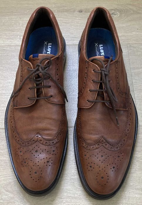 LLOYD Marian Derby Xmotion buty męskie półbuty, skóra, brązowe roz. 44