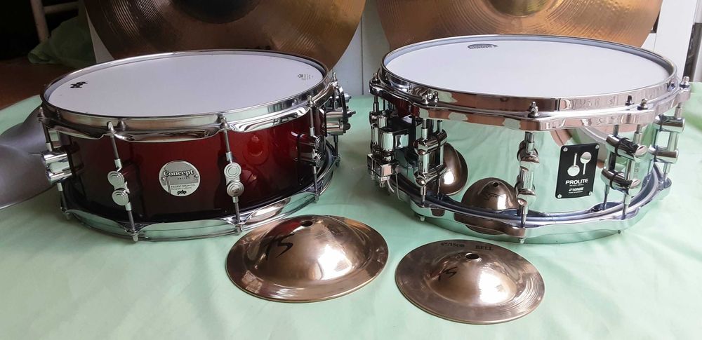 Sonor Prolite Chrome Over Brass 14x6 Nova - 550€ Inegociavel!