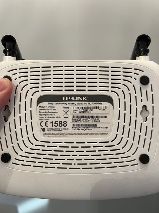 Router TP-Link TL-WR841N