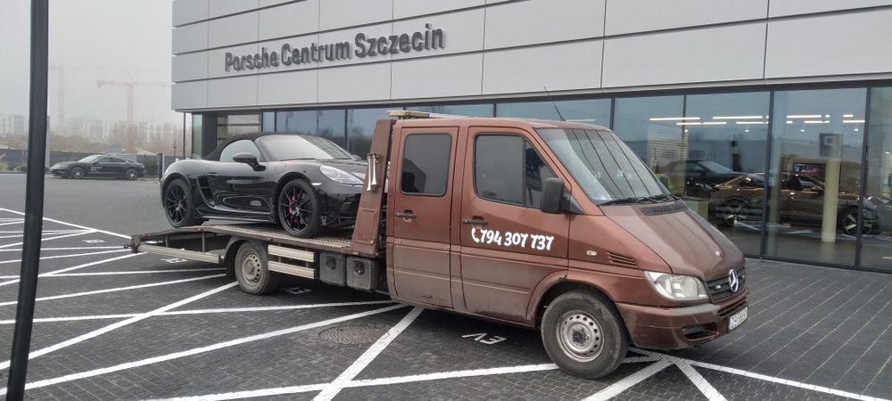 Laweta 5 osób. Pomoc drogowa. Autoholowanie. Transport bus. Szczecin