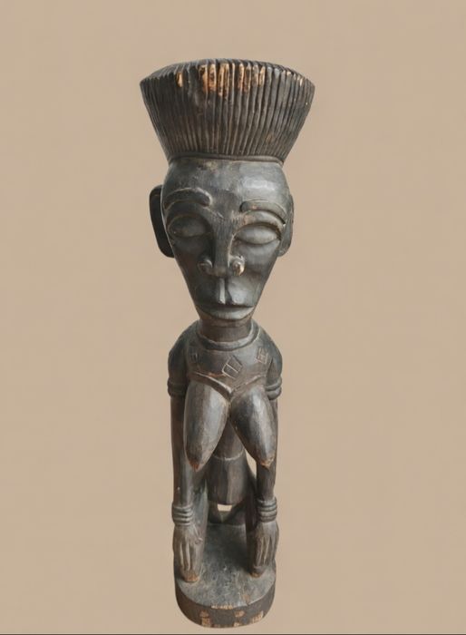 African tribal sculpture Baule  early 20th century