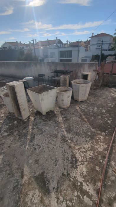 Vasos em cimento