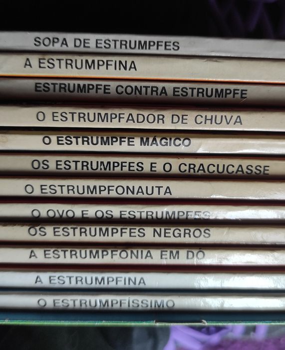 Livros dos Estrumpfes anos 80