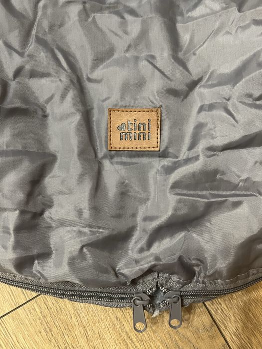 Śpiworek zimowy dzieciecy szary Tini Mini