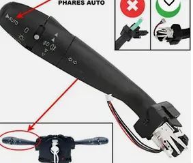 Manete Interruptor de luzes e piscas Citroen Berlingo e Peugeot 206 307 Partner NOVO