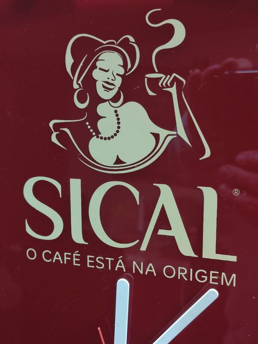 Letreiro relógio SICAL