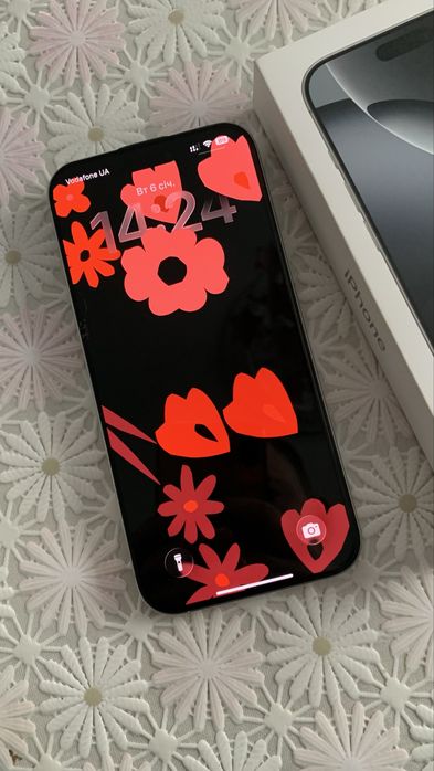 iPhone 16 Pro Max 256GB White Titanium eSIM повний комплект