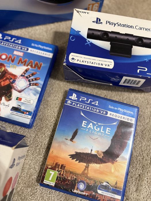 PlayStation VR (PS4) – KIT COMPLETO + JOGOS