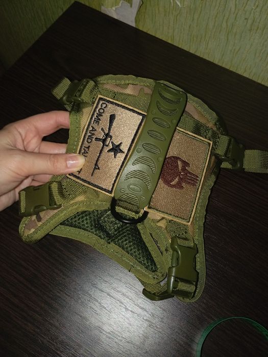 Тактичний жилет шлея для собак та котів