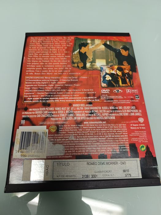 DVD Romeu deve morrer