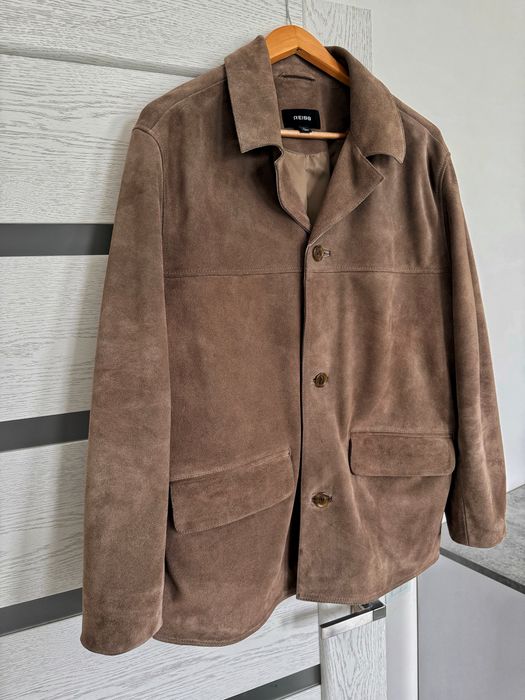 Reiss XL замшева куртка чоловіча коричнева бежева 52-54