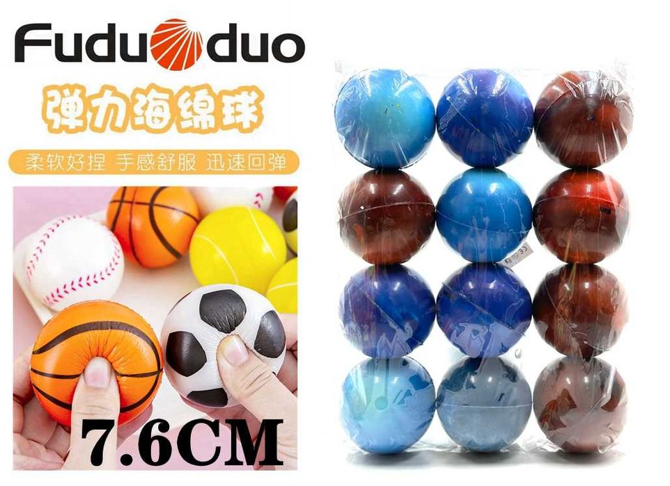 Bolas de Força de Preensão em Material PU, Macias e Leves