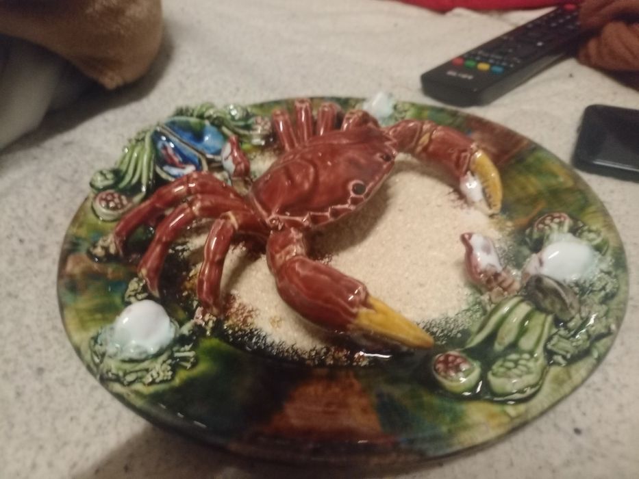 Dois pratos faiança portuguesa