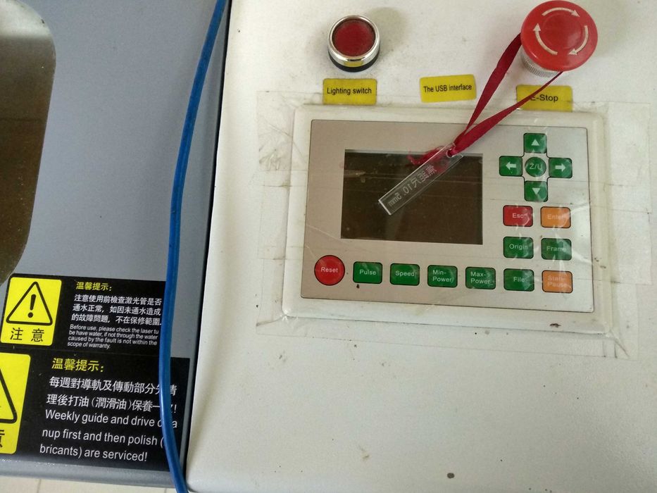 Лазерний гравер верстат по дереву СО2 Reci Ruida 130-150W CW 5200