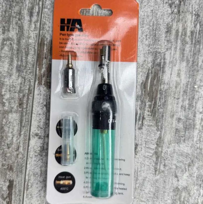 Газовая горелка туристическая с пьезоподжигом