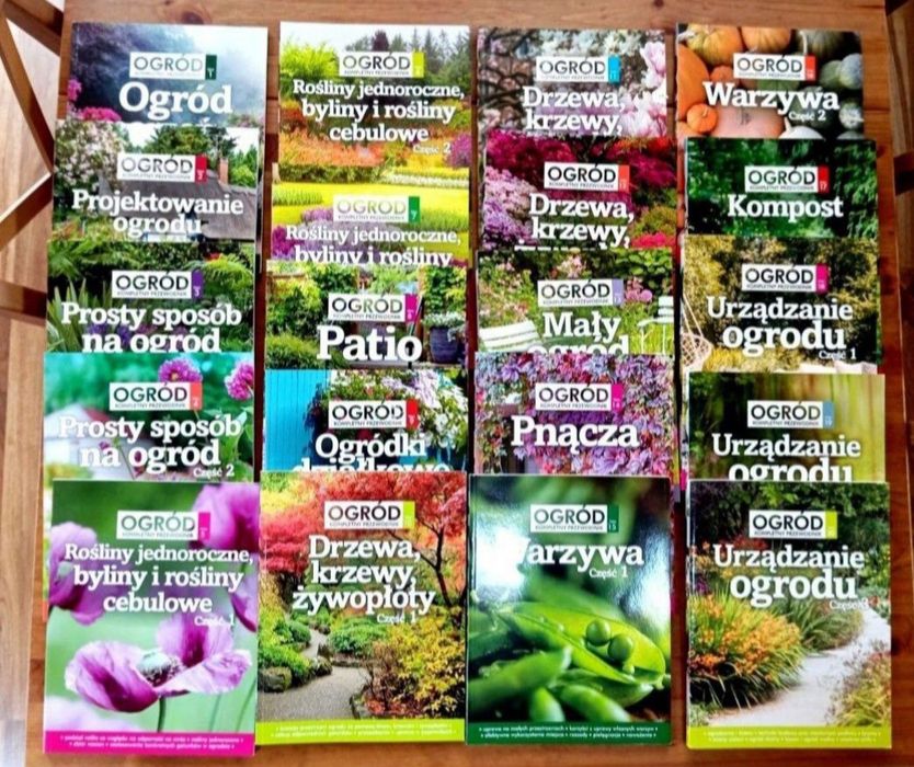 Ogrody poradnik ogrodniczy kolekcja piękne wydanie